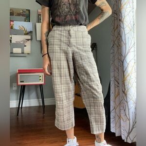 💚clearance 💚 white stag Y2K plaid capris